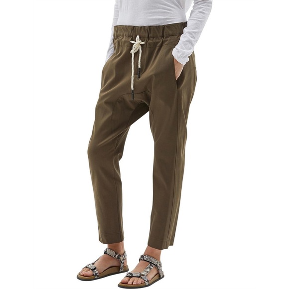 NWOT David Jones BASSIKE Stretch Relaxed Pant 2 with Drawstring Size 1 23571124